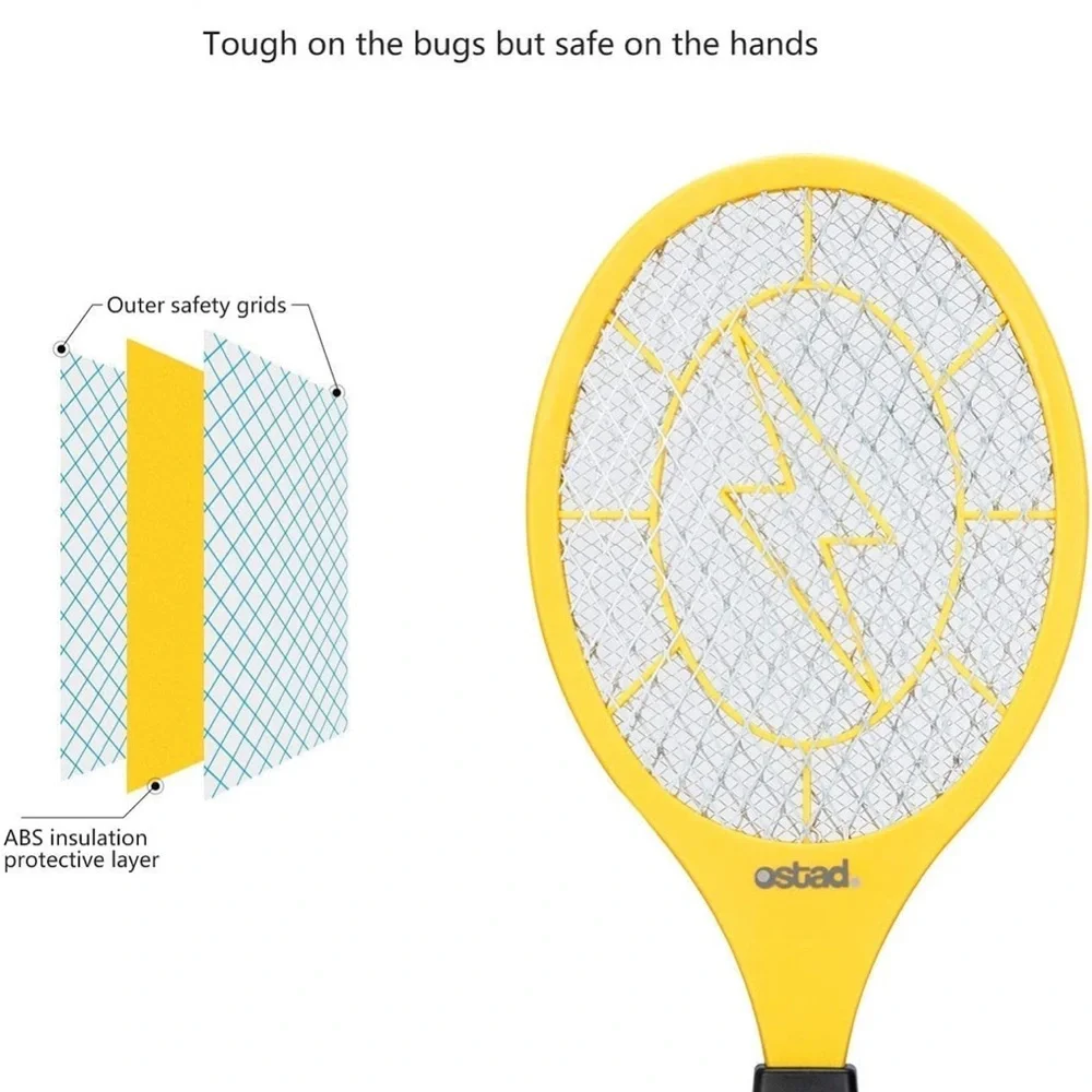 Ostad Electric Fly Swatter Racket‎ - Yellow - Picture 6 of 9